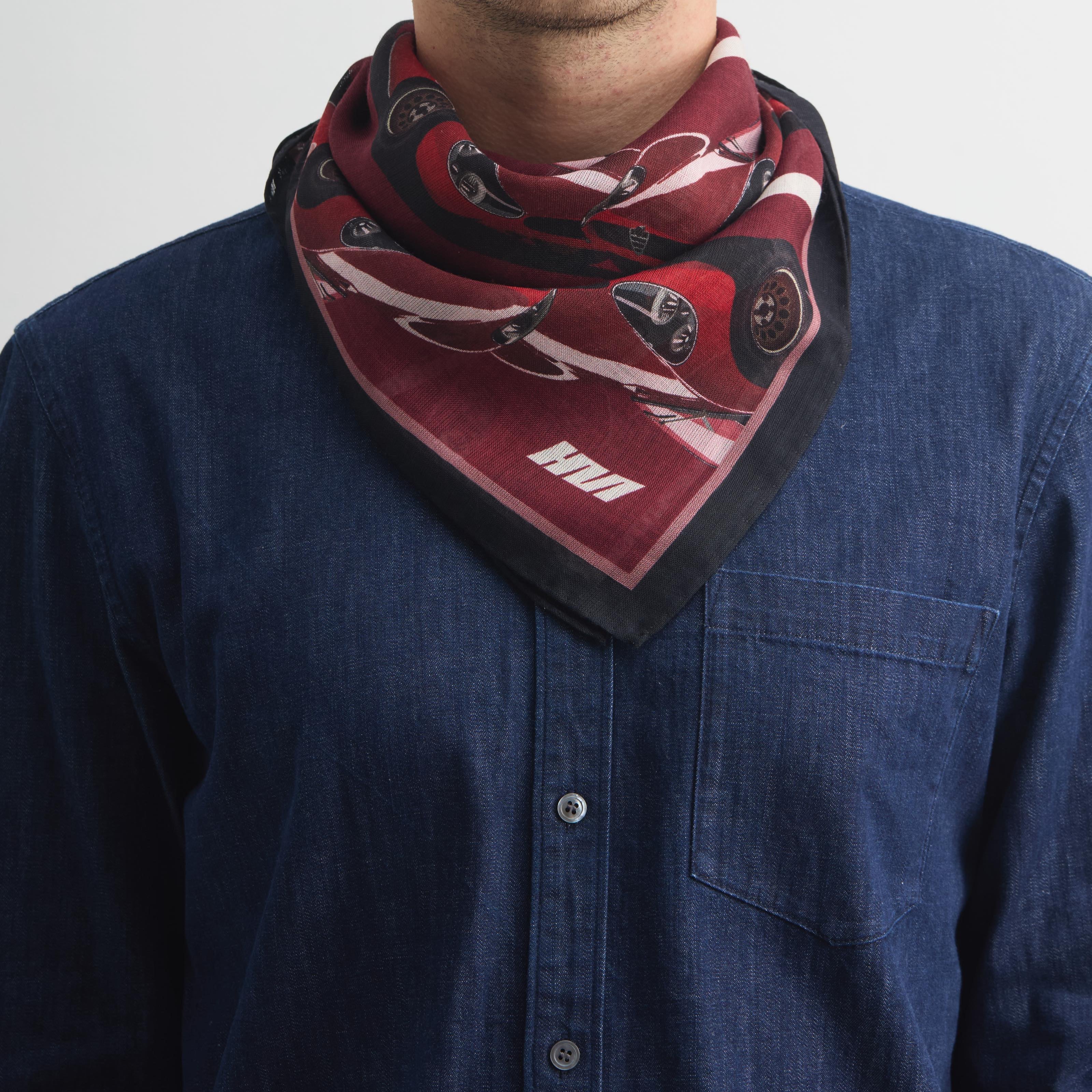 Alfa Romeo Straddle 33 bandana made in Como designed by Hannibal Motors.